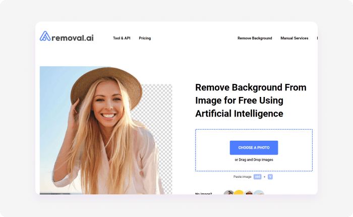 Removal.AI is one of best AI background removers 